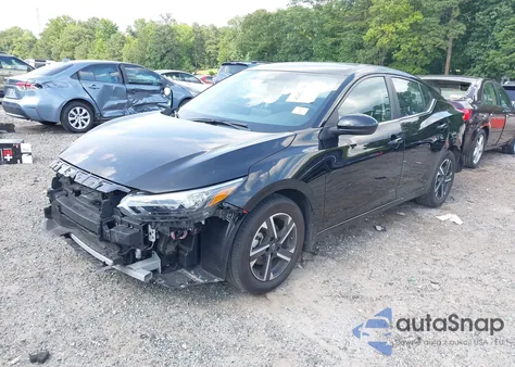 2025 Nissan Sentra Sv z USA, uszkodzony, nr VIN 3N1AB8CV4SY209998